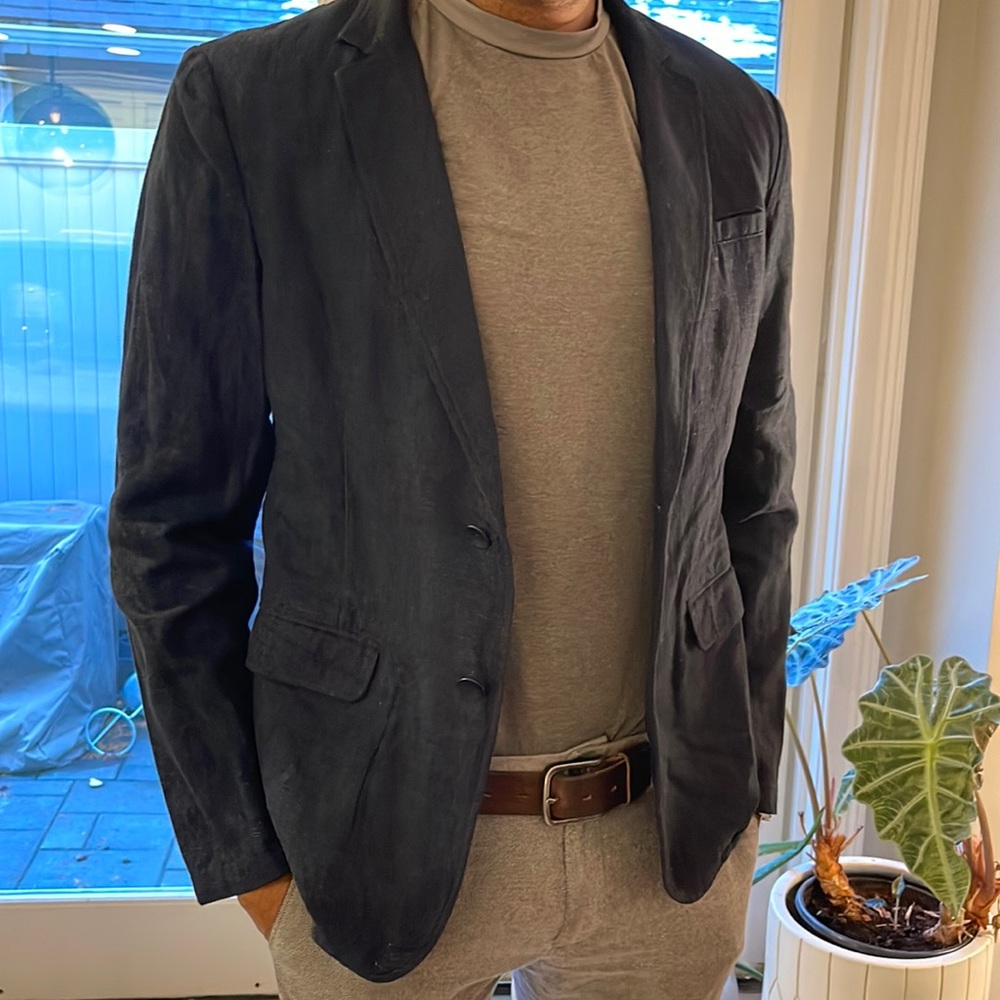 Rag and Bone Suit Jacket - linen and cotton
